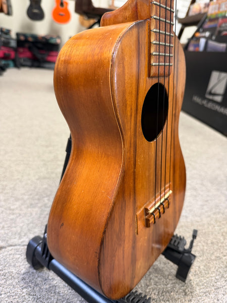 Kamaka HF-3 Solid Koa Electric Tenor Ukulele w/Case - Pre Loved - Made in Hawaii
