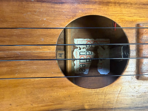 Kamaka HF-3 Solid Koa Electric Tenor Ukulele w/Case - Pre Loved - Made in Hawaii