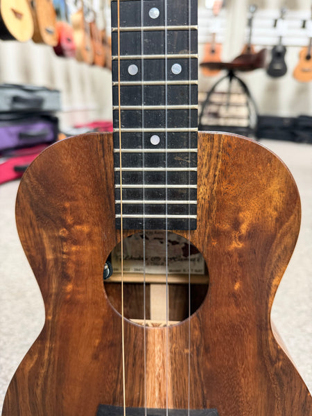 Kanile'a K1-T Solid Koa Electric Tenor Ukulele w/Case - Natural Finish - Pre Loved