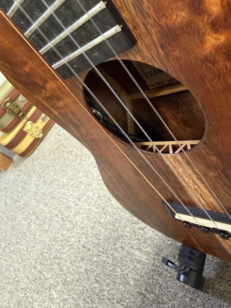 Kanile'a K1-T Solid Koa Electric Tenor Ukulele w/Case - Natural Finish - Pre Loved