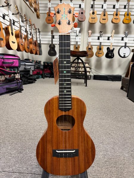 KoAloha KCM-10 Solid Koa Pikake Concert Ukulele w/Case #1 - Made in Hawaii