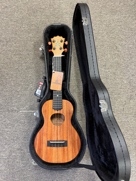 KoAloha KCM-10 Solid Koa Pikake Concert Ukulele w/Case #1 - Made in Hawaii