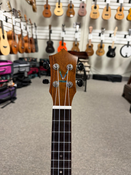 KUMU TF-72 Koa Thin Body Tenor Ukulele - Travel Ukulele