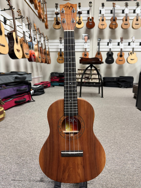 Risa Solid Koa Tenor Ukulele - UKA-KOA-BAT