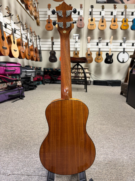 KUMU TF-72 Koa Thin Body Tenor Ukulele - Travel Ukulele
