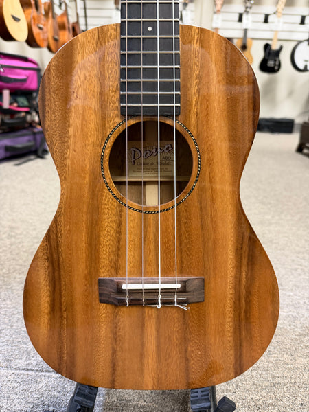 PONO ABD Solid Acacia Deluxe Baritone Ukulele w/Case - Pre Loved