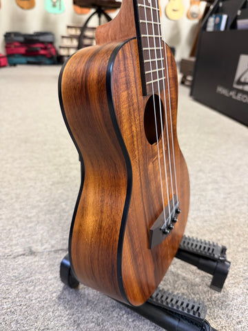 Islander by Kanile'a SC-4 Flamed Acacia Concert Long Neck Ukulele