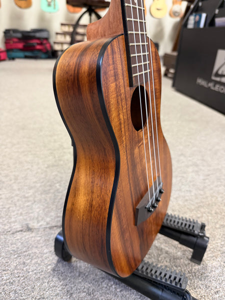 Islander by Kanile'a SC-4 Flamed Acacia Concert Long Neck Ukulele - Super Concert