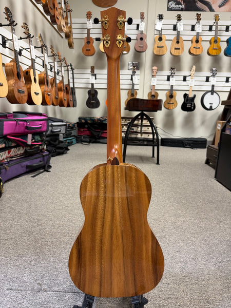 PONO ABD Solid Acacia Deluxe Baritone Ukulele w/Case - Pre Loved