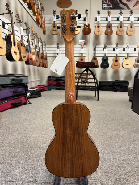 Islander by Kanile'a SC-4 Flamed Acacia Concert Long Neck Ukulele - Super Concert