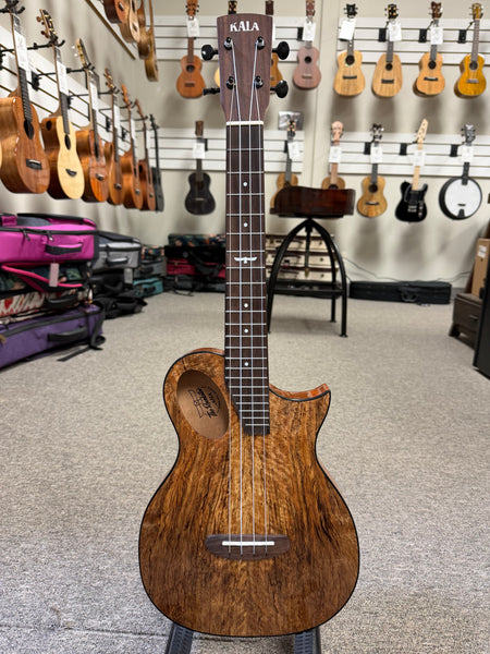 KALA Night Owl Mango Revelator Electric Tenor Ukulele w/Case