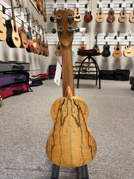 Islander by Kanile'a MAS-4 Spalted Maple Soprano Ukulele
