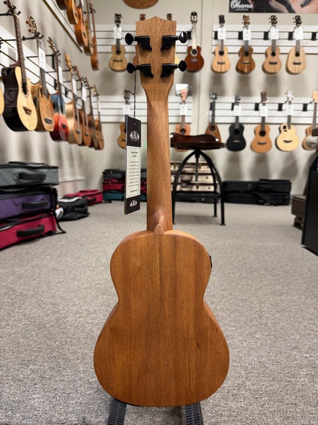 KALA KA-JH-AMHG-CE James Hill Signature Mahogany Electric Concert Ukulele w/Case