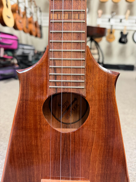 KoAloha Pops Made Custom Solid Koa Sceptre Tenor Ukulele w/Case #1 - Made in Hawaii