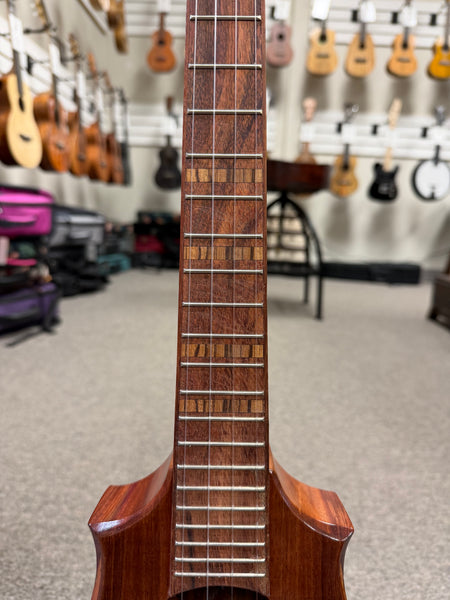 KoAloha Pops Made Custom Solid Koa Sceptre Tenor Ukulele w/Case #1 - Made in Hawaii