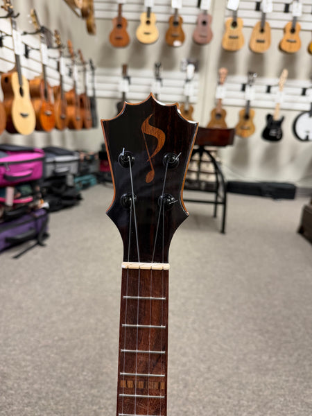 KoAloha Pops Made Custom Solid Koa Sceptre Tenor Ukulele w/Case #1 - Made in Hawaii