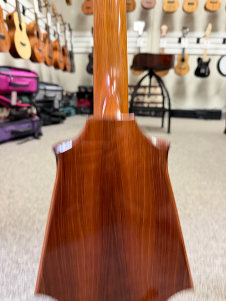 KoAloha Pops Made Custom Solid Koa Sceptre Tenor Ukulele w/Case #1 - Made in Hawaii