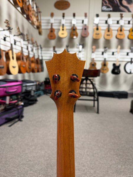 KoAloha Pops Made Custom Solid Koa Sceptre Tenor Ukulele w/Case #1 - Made in Hawaii