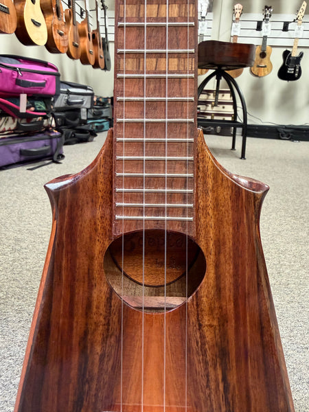 KoAloha Pops Made Custom Solid Koa Sceptre Tenor Ukulele w/Case #2 - Made in Hawaii