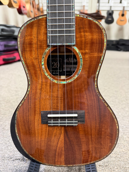KALA KA-20th-KOA-C 20th Anniversary Solid Koa/Acacia Concert Ukulele w/Case - Limited Edition