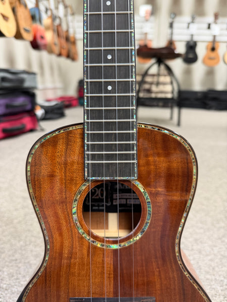 KALA KA-20th-KOA-C 20th Anniversary Solid Koa/Acacia Concert Ukulele w/Case - Limited Edition