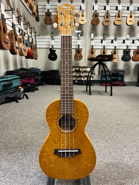 OHANA CK-15W Willow Wood Concert Ukulele - Satin Finish