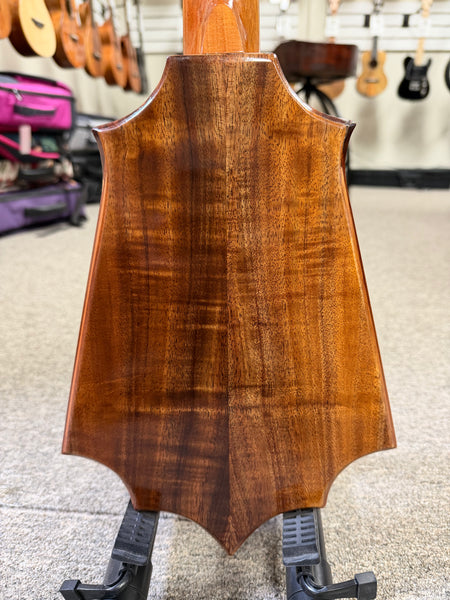 KoAloha Pops Made Custom Solid Koa Sceptre Tenor Ukulele w/Case #2 - Made in Hawaii
