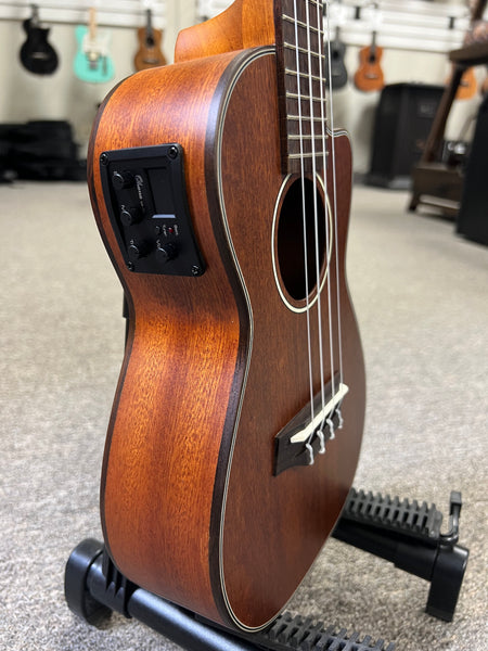 Ohana CK-35CE Mahogany Electric Concert Ukulele w/Cutaway - Solid Mahogany