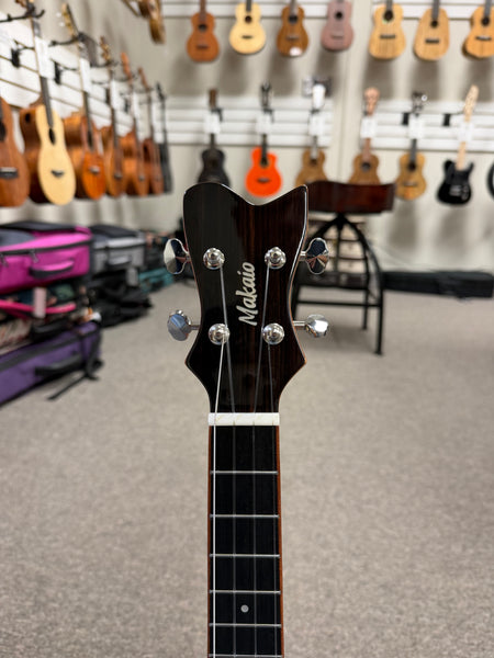 Makaio MSMTP-10 Spalted Mango Pineapple Concert Long Neck Ukulele w/Case