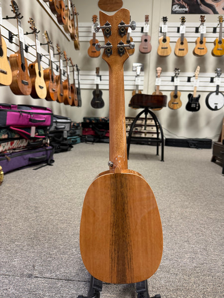 Makaio MSMTP-10 Spalted Mango Pineapple Concert Long Neck Ukulele w/Case