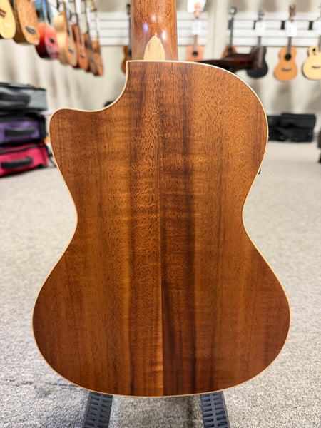KALA KA-SA-TE-C Solid Acacia Electric Tenor Ukulele w/Cutaway