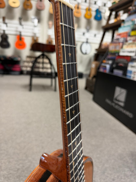 Petros Custom Solid Cedar/Ebony Tenor Ukulele w/Case #201