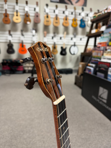 Petros Custom Solid Cedar/Ebony Tenor Ukulele w/Case #201