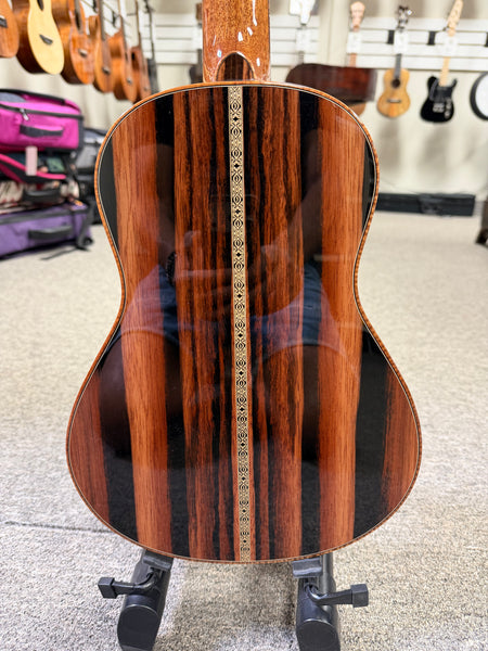 Petros Custom Solid Cedar/Ebony Tenor Ukulele w/Case #201