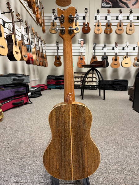 Makaio MSMT-20 Solid Spalted Mango Tenor Ukulele w/Case #1 - Comfort Armrest