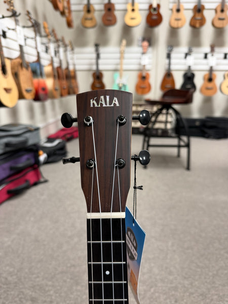 KALA Night Owl Acacia Revelator Electric Tenor Ukulele w/Case - B Stock #1
