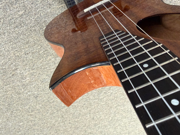 KALA Night Owl Acacia Revelator Electric Tenor Ukulele w/Case - B Stock #1