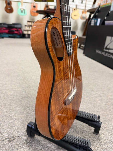 KALA Night Owl Acacia Revelator Electric Tenor Ukulele w/Case - B Stock #1