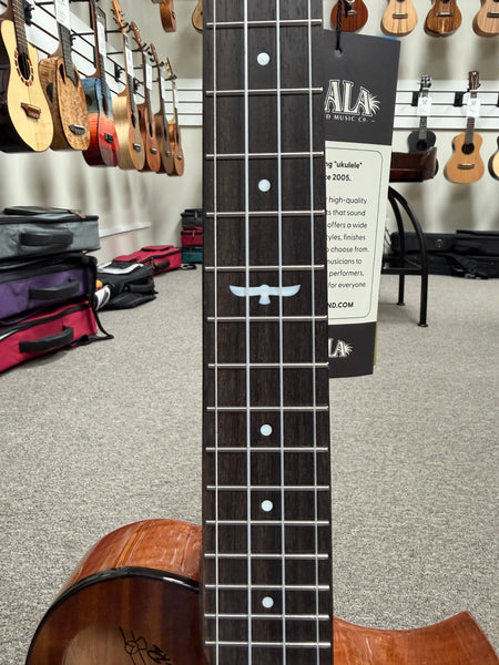 KALA Night Owl Acacia Revelator Electric Tenor Ukulele w/Case - B Stock #2