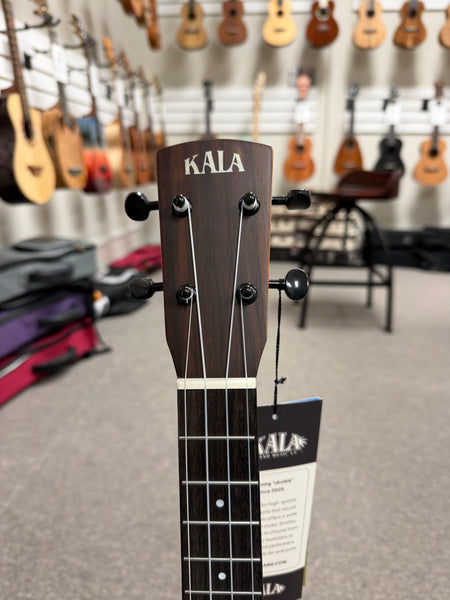 KALA Night Owl Acacia Revelator Electric Tenor Ukulele w/Case - B Stock #2