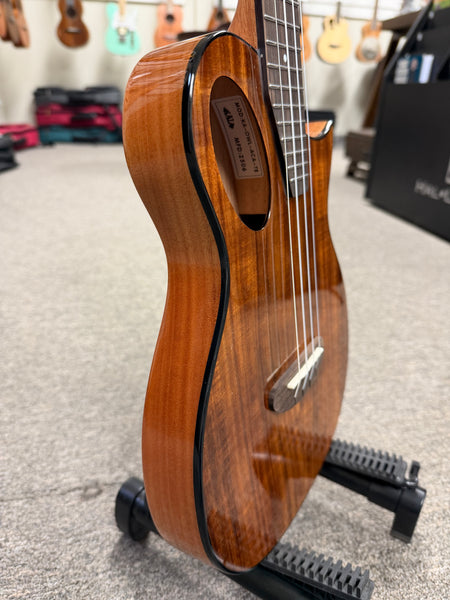 KALA Night Owl Acacia Revelator Electric Tenor Ukulele w/Case - B Stock #2