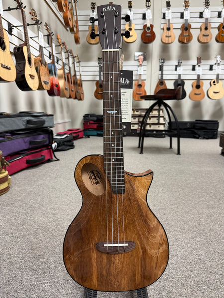 KALA Night Owl Mango Revelator Electric Tenor Ukulele w/Case - B Stock #1