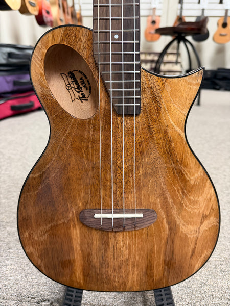 KALA Night Owl Mango Revelator Electric Tenor Ukulele w/Case - B Stock #1