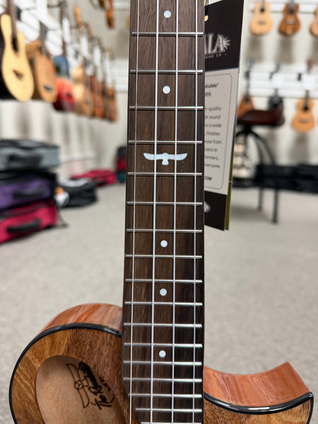 KALA Night Owl Mango Revelator Electric Tenor Ukulele w/Case - B Stock #1