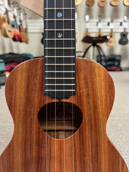 KoAloha KTM-10 Solid Koa Pikake Tenor Ukulele w/Case #1 - Made In Hawaii - Satin Finish