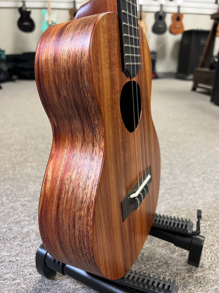 KoAloha KTM-10 Solid Koa Pikake Tenor Ukulele w/Case #1 - Made In Hawaii - Satin Finish