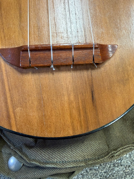 Vintage Lyon and Healy Camp Soprano Banjo Ukulele w/Case - Pre Loved Banjolele