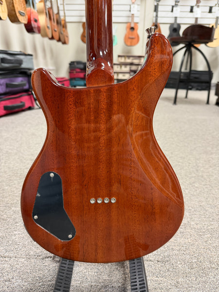 Flight Vanguard Solid Body Electric Ukulele w/Case - Transparent Purple TPP