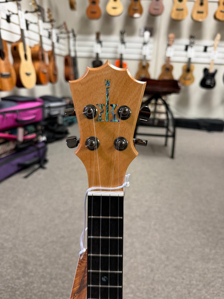 KoAloha KTM-10 Solid Koa Pikake Tenor Ukulele w/Case #4 - Made In Hawaii - Satin Finish