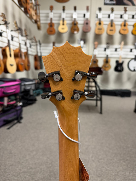 KoAloha KTM-10 Solid Koa Pikake Tenor Ukulele w/Case #4 - Made In Hawaii - Satin Finish